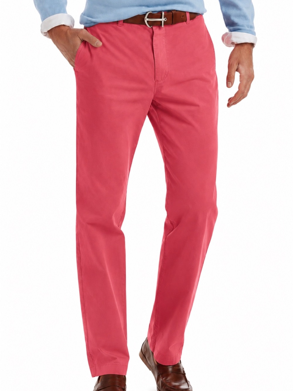 Vineyard Vines Men’s Slim Fit Club Pants Pink Salmon 28x32 Preppy Coastal Chinos
